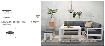 Aanbiedingen Cube lounge tafel - Garden Impressions - Geldig van 14/03/2021 tot 31/05/2021 bij Multi Bazar