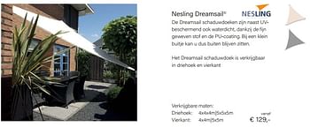 Aanbiedingen Nesling dreamsail - Nesling - Geldig van 14/03/2021 tot 31/05/2021 bij Multi Bazar