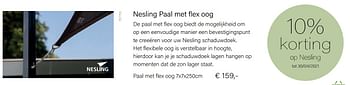 Aanbiedingen Paal met flex oog 2 - Nesling - Geldig van 14/03/2021 tot 31/05/2021 bij Multi Bazar