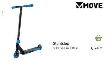 Aanbiedingen Stuntstep carve pro x blauw - Maple Leaf - Geldig van 14/03/2021 tot 31/05/2021 bij Multi Bazar