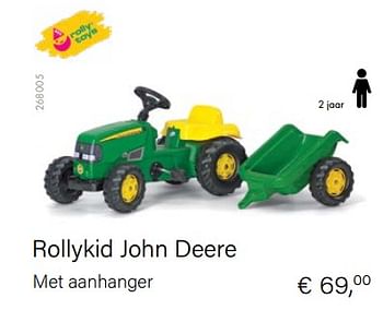 Aanbiedingen Rollykid john deere - Rolly toys - Geldig van 14/03/2021 tot 31/05/2021 bij Multi Bazar