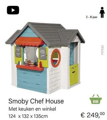 Aanbiedingen Smoby chef house - Smoby - Geldig van 14/03/2021 tot 31/05/2021 bij Multi Bazar