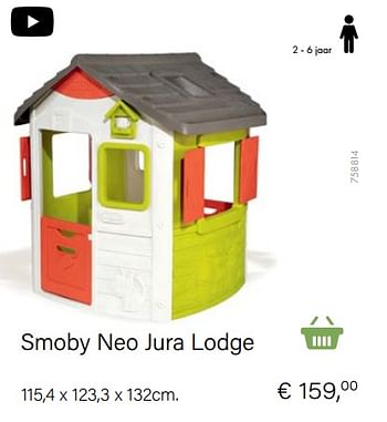 Aanbiedingen Smoby neo jura lodge - Smoby - Geldig van 14/03/2021 tot 31/05/2021 bij Multi Bazar