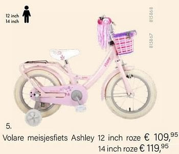 Aanbiedingen Volare meisjesfiets ashley 12 inch roze - Volare - Geldig van 14/03/2021 tot 31/05/2021 bij Multi Bazar