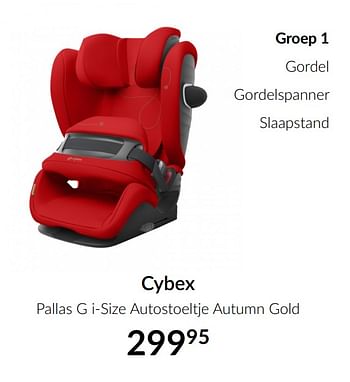 Aanbiedingen Cybex pallas g i-size autostoeltje autumn gold - Cybex - Geldig van 16/03/2021 tot 12/04/2021 bij Babypark