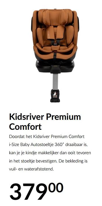 Aanbiedingen Kidsriver premium comfort - Kidsriver - Geldig van 16/03/2021 tot 12/04/2021 bij Babypark