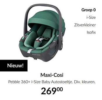 Aanbiedingen Maxi-cosi pebble 360+ i-size baby autostoeltje - Maxi-cosi - Geldig van 16/03/2021 tot 12/04/2021 bij Babypark