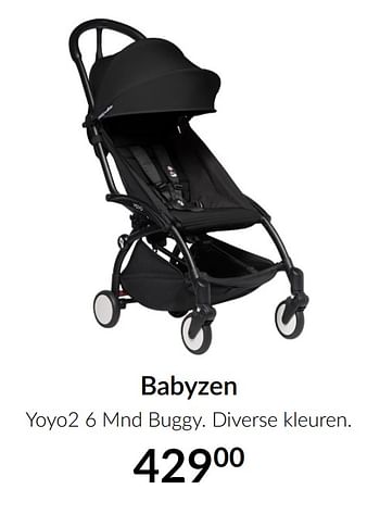 Aanbiedingen Babyzen yoyo2 6 mnd buggy - Babyzen - Geldig van 16/03/2021 tot 12/04/2021 bij Babypark
