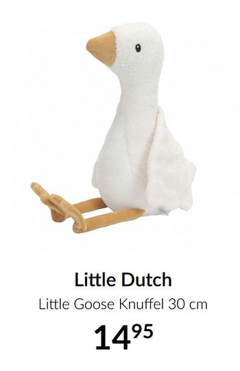 Aanbiedingen Little dutch little goose knuffel - Little Dutch - Geldig van 16/03/2021 tot 12/04/2021 bij Babypark