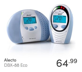 Aanbiedingen Alecto dbx-88 eco - Alecto - Geldig van 21/03/2021 tot 27/03/2021 bij Baby & Tiener Megastore