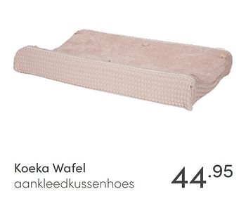 Aanbiedingen Koeka wafel aankleedkussenhoes - Koeka - Geldig van 21/03/2021 tot 27/03/2021 bij Baby & Tiener Megastore