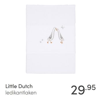 Aanbiedingen Little dutch ledikantlaken - Little Dutch - Geldig van 21/03/2021 tot 27/03/2021 bij Baby & Tiener Megastore