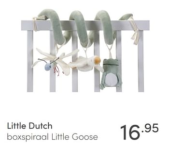 Aanbiedingen Little dutch boxspiraal little goose - Little Dutch - Geldig van 21/03/2021 tot 27/03/2021 bij Baby & Tiener Megastore