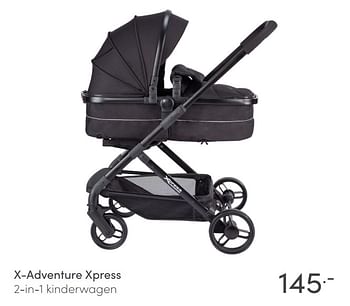 Aanbiedingen X-adventure xpress 2-in-1 kinderwagen - Xadventure - Geldig van 21/03/2021 tot 27/03/2021 bij Baby & Tiener Megastore