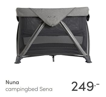 Aanbiedingen Nuna campingbed sena - Nuna - Geldig van 21/03/2021 tot 27/03/2021 bij Baby & Tiener Megastore
