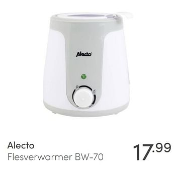Aanbiedingen Alecto flesverwarmer bw-70 - Alecto - Geldig van 21/03/2021 tot 27/03/2021 bij Baby & Tiener Megastore