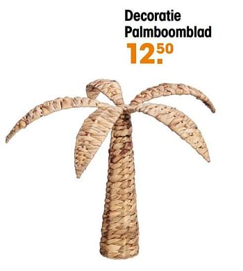 Aanbiedingen Decoratie palmboomblad - Huismerk - Kwantum - Geldig van 15/03/2021 tot 31/03/2021 bij Kwantum