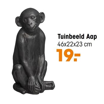 Aanbiedingen Tuinbeeld aap - Huismerk - Kwantum - Geldig van 29/03/2021 tot 11/04/2021 bij Kwantum