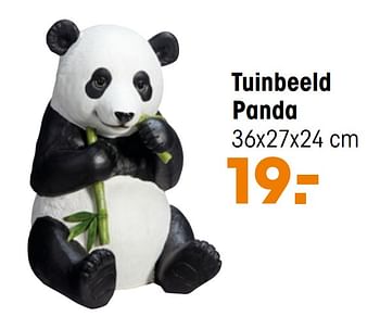 Aanbiedingen Tuinbeeld panda - Huismerk - Kwantum - Geldig van 29/03/2021 tot 11/04/2021 bij Kwantum