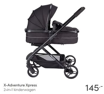 Aanbiedingen X-adventure xpress 2-in-1 kinderwagen - Xadventure - Geldig van 28/03/2021 tot 03/04/2021 bij Baby & Tiener Megastore