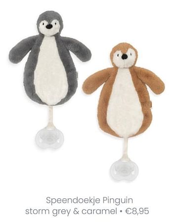 Aanbiedingen Speendoekje pinguin - Jollein - Geldig van 28/03/2021 tot 03/04/2021 bij Baby & Tiener Megastore