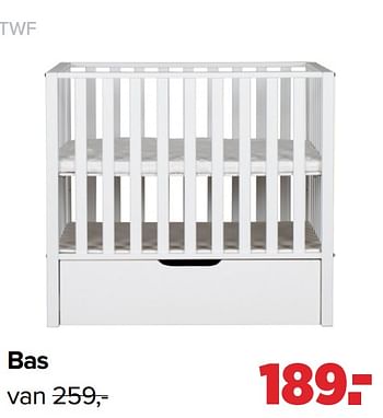Aanbiedingen Bas - TWF - Geldig van 22/03/2021 tot 17/04/2021 bij Baby-Dump