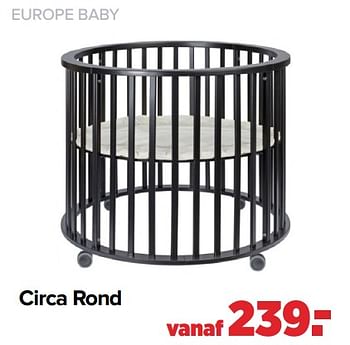 Aanbiedingen Circa rond - Europe baby - Geldig van 22/03/2021 tot 17/04/2021 bij Baby-Dump