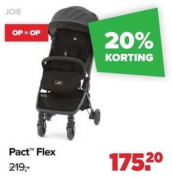 Aanbiedingen Pact flex - Joie - Geldig van 22/03/2021 tot 17/04/2021 bij Baby-Dump