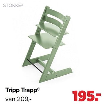 Aanbiedingen Tripp trapp - Stokke - Geldig van 22/03/2021 tot 17/04/2021 bij Baby-Dump