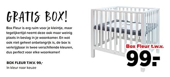 Aanbiedingen Box fleur t.w.v - Huismerk - Baby-Dump - Geldig van 22/03/2021 tot 17/04/2021 bij Baby-Dump