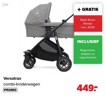 Aanbiedingen Versatrax combi-kinderwagen - Joie - Geldig van 22/03/2021 tot 17/04/2021 bij Baby-Dump