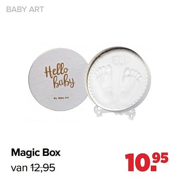 Aanbiedingen Magic box - Baby Art - Geldig van 22/03/2021 tot 17/04/2021 bij Baby-Dump