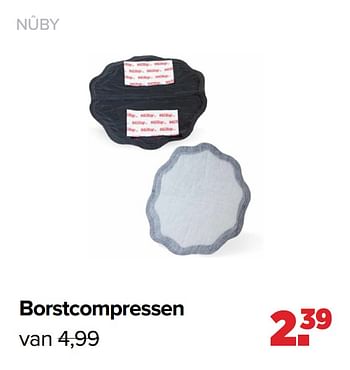 Aanbiedingen Borstcompressen - Nuby - Geldig van 22/03/2021 tot 17/04/2021 bij Baby-Dump