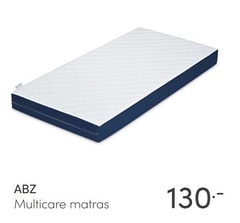 Aanbiedingen Abz multicare matras - ABZ - Geldig van 04/04/2021 tot 10/04/2021 bij Baby & Tiener Megastore