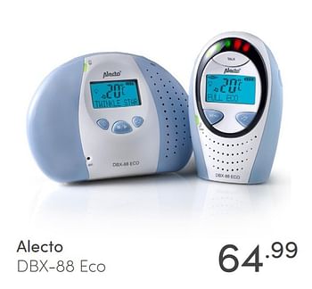 Aanbiedingen Alecto dbx-88 eco - Alecto - Geldig van 04/04/2021 tot 10/04/2021 bij Baby & Tiener Megastore