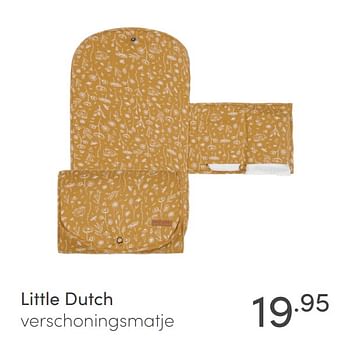 Aanbiedingen Little dutch verschoningsmatje - Little Dutch - Geldig van 04/04/2021 tot 10/04/2021 bij Baby & Tiener Megastore