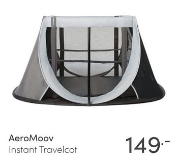 Aanbiedingen Aeromoov instant travelcot - Aeromoov - Geldig van 04/04/2021 tot 10/04/2021 bij Baby & Tiener Megastore