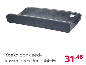 Aanbiedingen Koeka aankleedkussenhoes runa - Koeka - Geldig van 04/04/2021 tot 10/04/2021 bij Baby & Tiener Megastore
