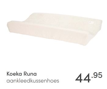 Aanbiedingen Koeka runa aankleedkussenhoes - Koeka - Geldig van 04/04/2021 tot 10/04/2021 bij Baby & Tiener Megastore