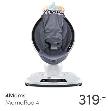Aanbiedingen 4moms .- mamaroo 4 - 4Moms - Geldig van 04/04/2021 tot 10/04/2021 bij Baby & Tiener Megastore