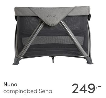 Aanbiedingen Nuna campingbed sena - Nuna - Geldig van 04/04/2021 tot 10/04/2021 bij Baby & Tiener Megastore