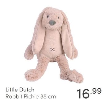 Aanbiedingen Little dutch rabbit richie - Little Dutch - Geldig van 04/04/2021 tot 10/04/2021 bij Baby & Tiener Megastore