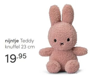 Aanbiedingen Nijntje teddy knuffel - Nijntje - Geldig van 04/04/2021 tot 10/04/2021 bij Baby & Tiener Megastore