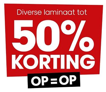 Aanbiedingen Diverse laminaat tot 50% korting - Huismerk - Kwantum - Geldig van 12/04/2021 tot 25/04/2021 bij Kwantum