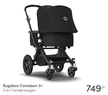 Aanbiedingen Bugaboo cameleon 3+ 2-in-1 kinderwagen - Bugaboo - Geldig van 11/04/2021 tot 17/04/2021 bij Baby & Tiener Megastore