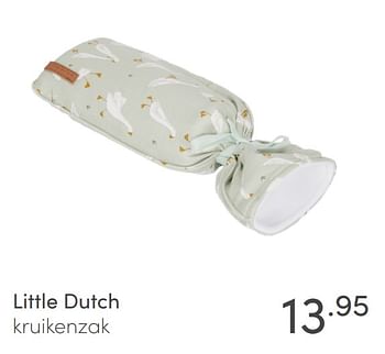 Aanbiedingen Little dutch kruikenzak - Little Dutch - Geldig van 11/04/2021 tot 17/04/2021 bij Baby & Tiener Megastore