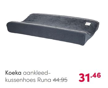Aanbiedingen Koeka aankleedkussenhoes runa - Koeka - Geldig van 11/04/2021 tot 17/04/2021 bij Baby & Tiener Megastore