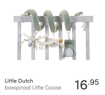 Aanbiedingen Little dutch boxspiraal little goose - Little Dutch - Geldig van 11/04/2021 tot 17/04/2021 bij Baby & Tiener Megastore