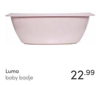 Aanbiedingen Luma baby badje - Luma Babycare - Geldig van 11/04/2021 tot 17/04/2021 bij Baby & Tiener Megastore