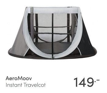Aanbiedingen Aeromoov instant travelcot - Aeromoov - Geldig van 11/04/2021 tot 17/04/2021 bij Baby & Tiener Megastore
